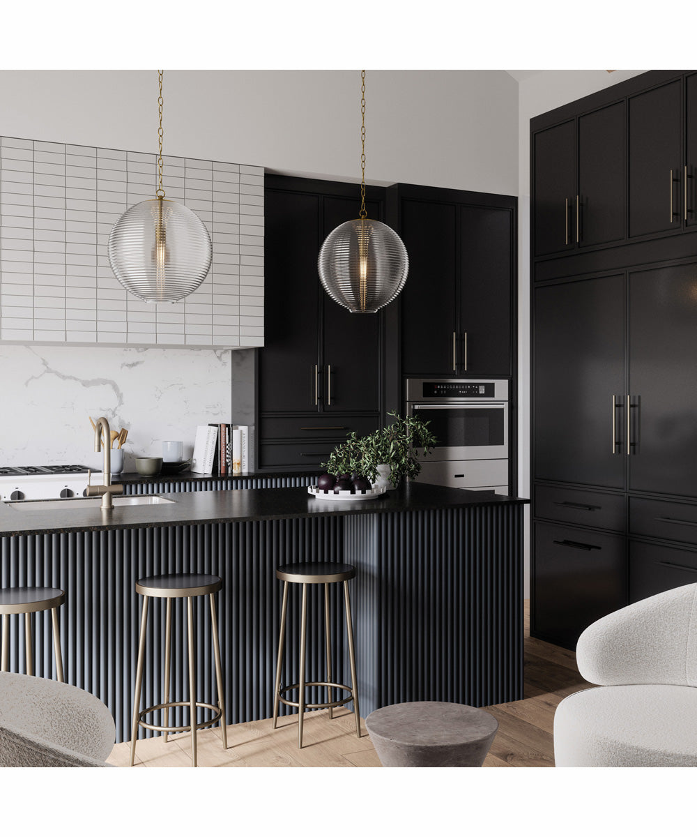 Dolan 1-Light Pendant Matte Brass