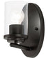 Corona 1-Light Wall Sconce Black