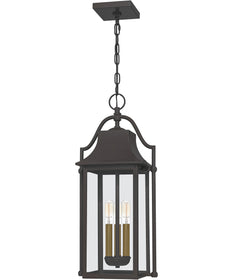 Manning Small 3-light Mini Pendant Coastal Armour Aluminum Western Bronze