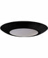LED Flushmount 1-Light Flush Mount Flat Black