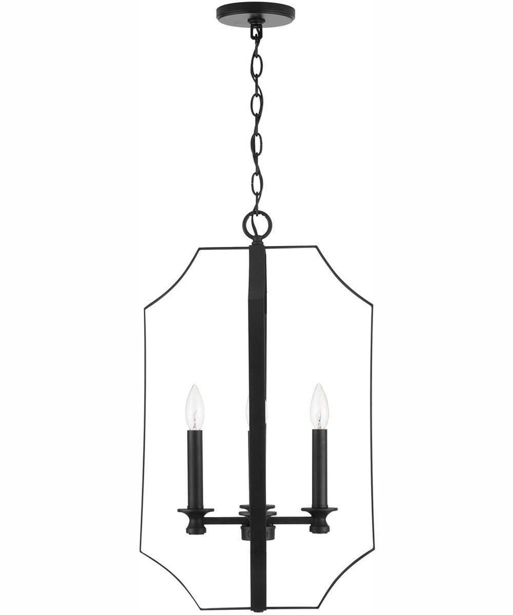 Myles 4-Light Foyer Matte Black