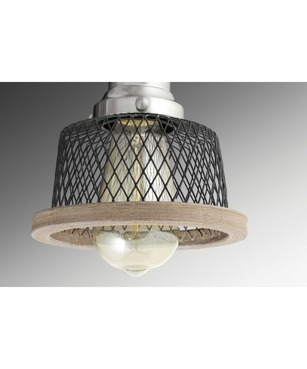 Tilley 1-Light Coastal Pendant Light Brushed Nickel