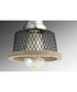 Tilley 1-Light Coastal Pendant Light Brushed Nickel