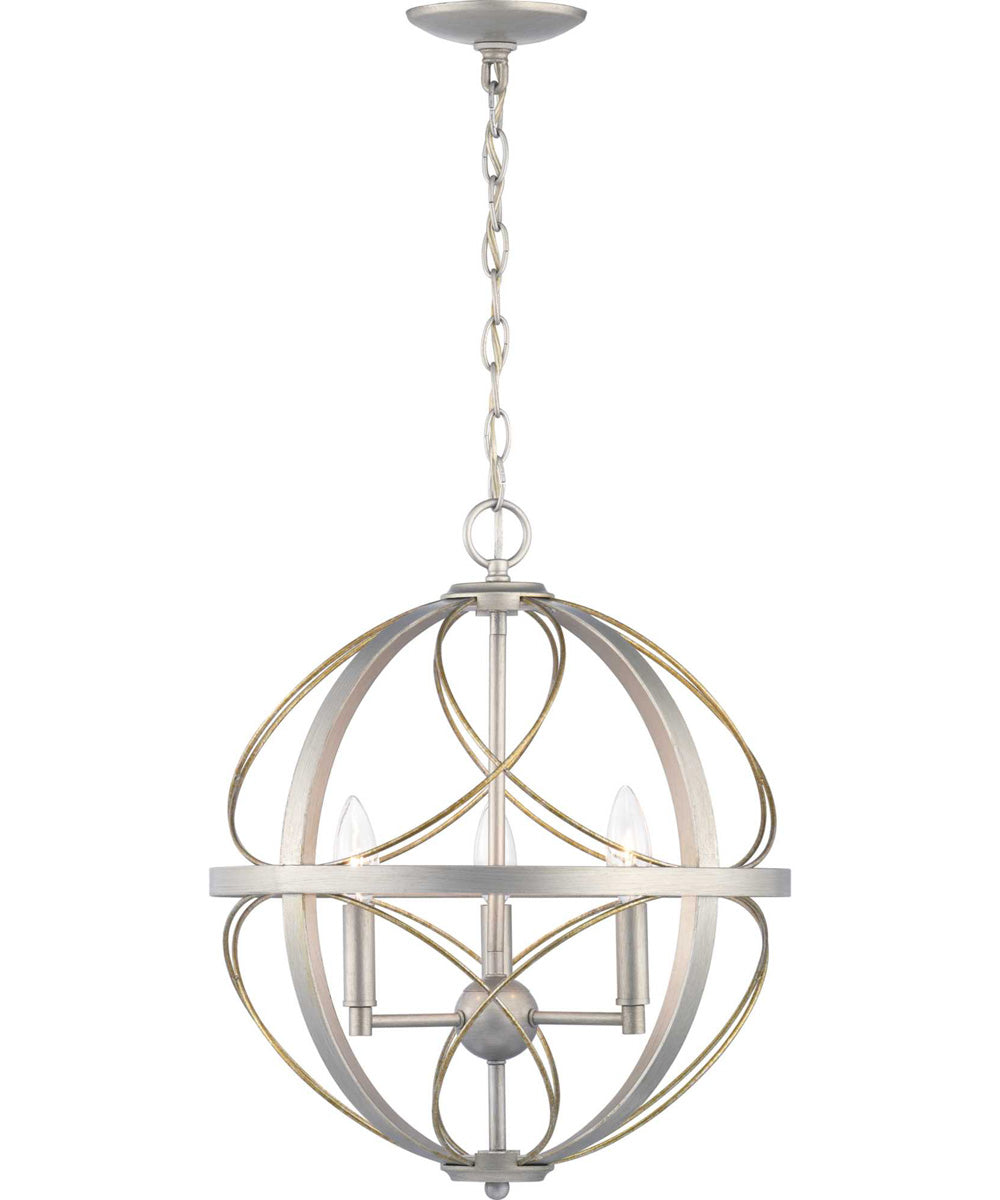 Brandywine 3-Light Pendant Silver Ridge