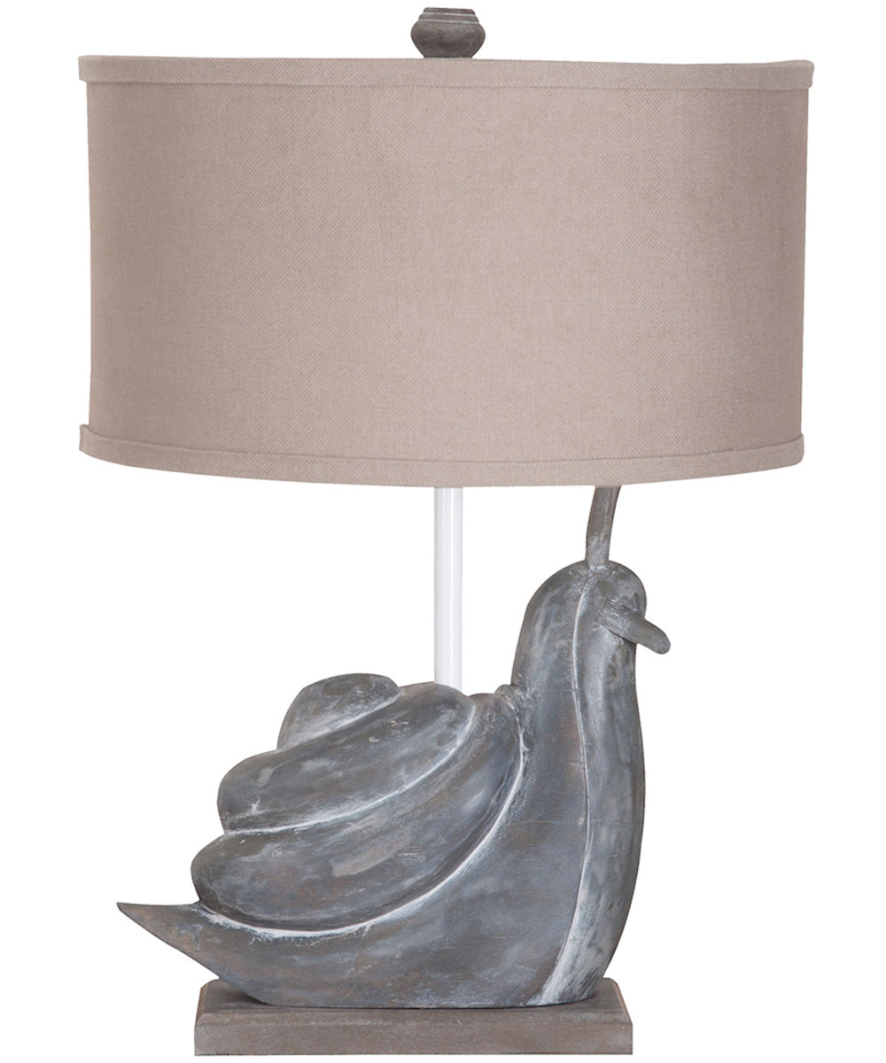 Wooden Snail Table Lamp
