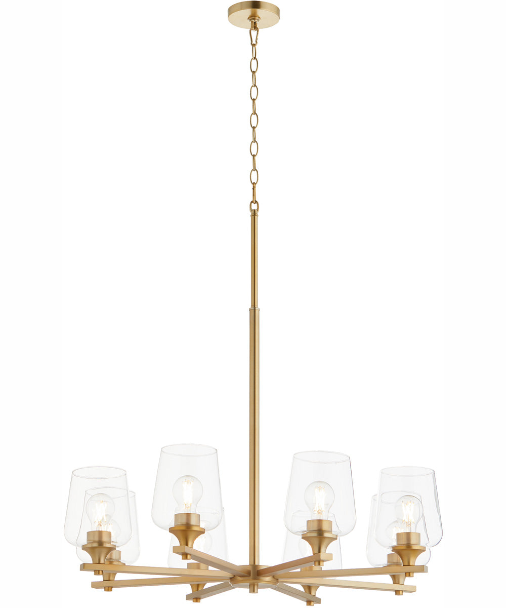 Veno 8-light Chandelier Aged Brass