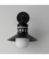 Admiralty 1-Light Outdoor Wall Sconce Black