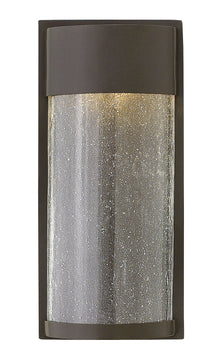 13"H Shelter 1-Light Small Outdoor Wall Light in Buckeye Bronze