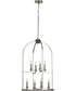 Seneca 8-Light Farmhouse Pendant Light Polished Nickel