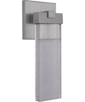 Aria 1-Light LED Outdoor Wall Light Satin Aluminum