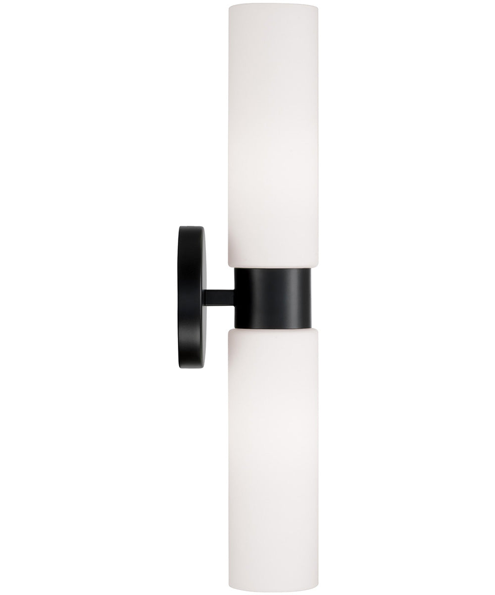 Theo 2-Light Sconce Matte Black