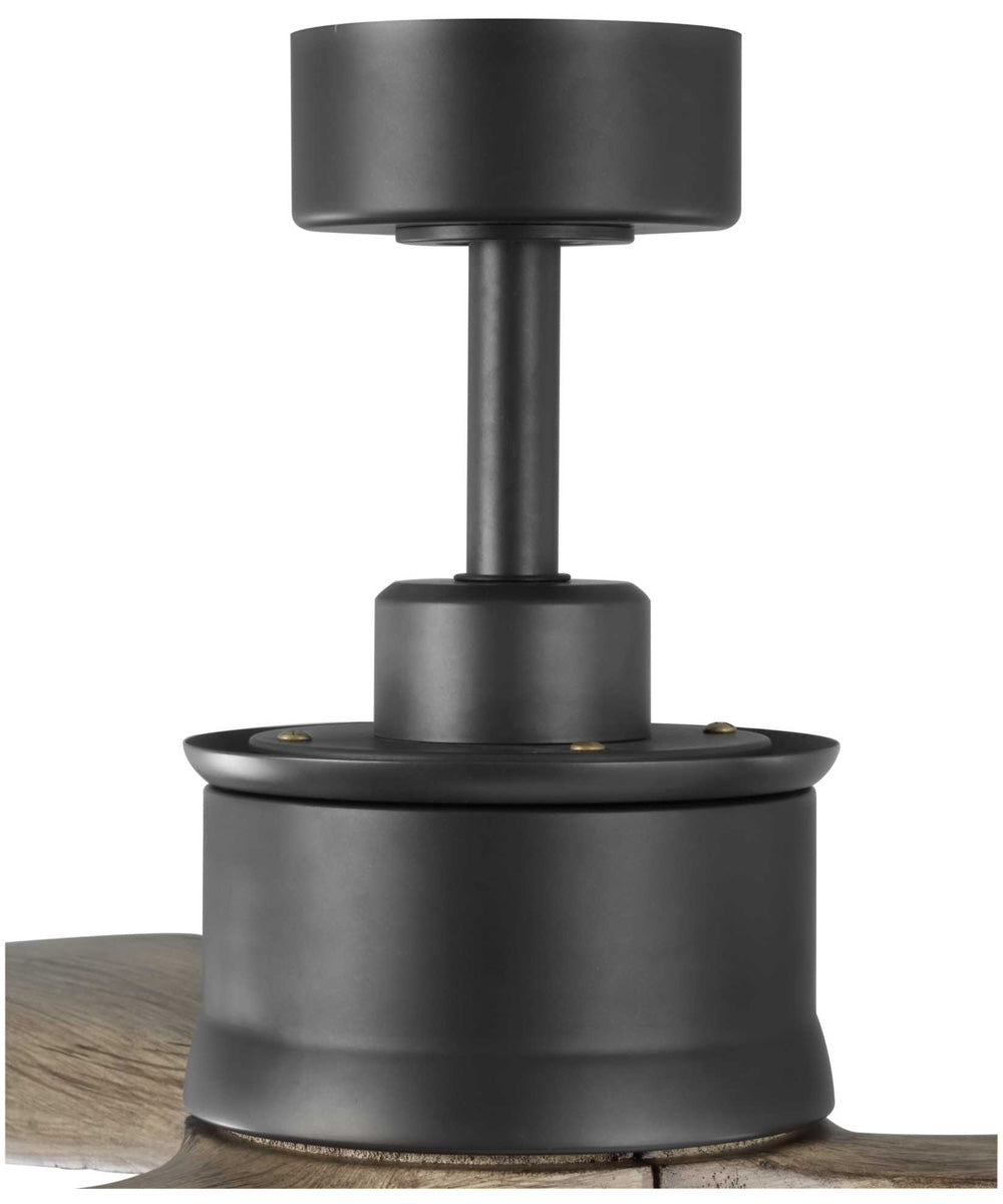 Farris 3-Blade Carved Wood 60" Ceiling Fan Graphite