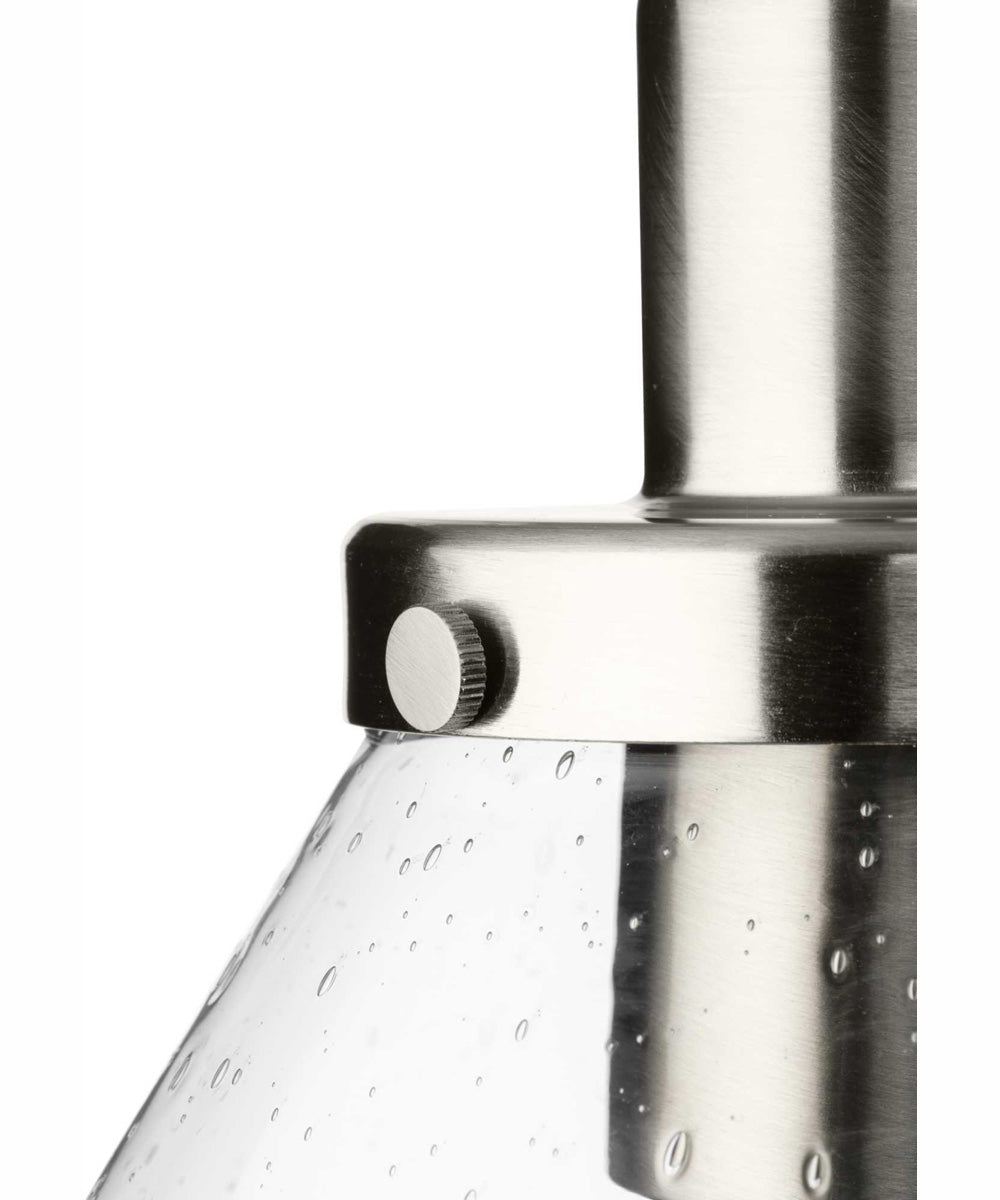 Hinton 1-Light Modern Farmhouse Pendant Brushed Nickel