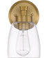 Henning 1-Light Wall Sconce Satin Brass