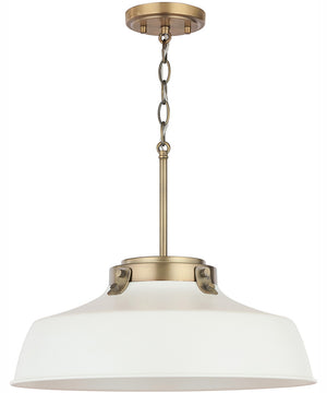 Oakwood 1-Light Pendant Matte White