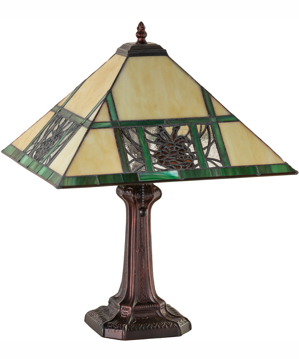 19" High Pinecone Ridge Table Lamp