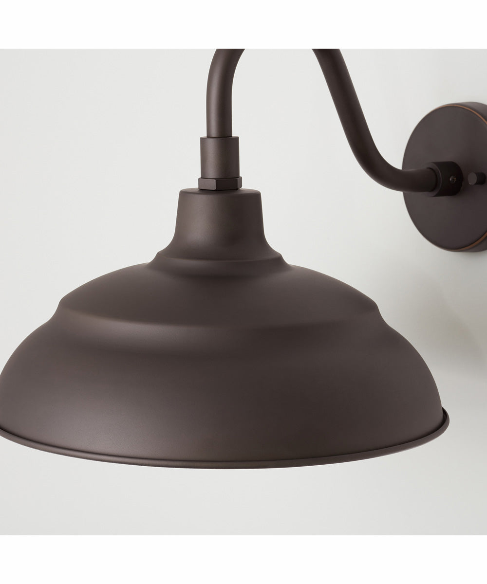 RLM 1-Light Outdoor Hanging-Lantern Rain or Shine - Oiled Bronze