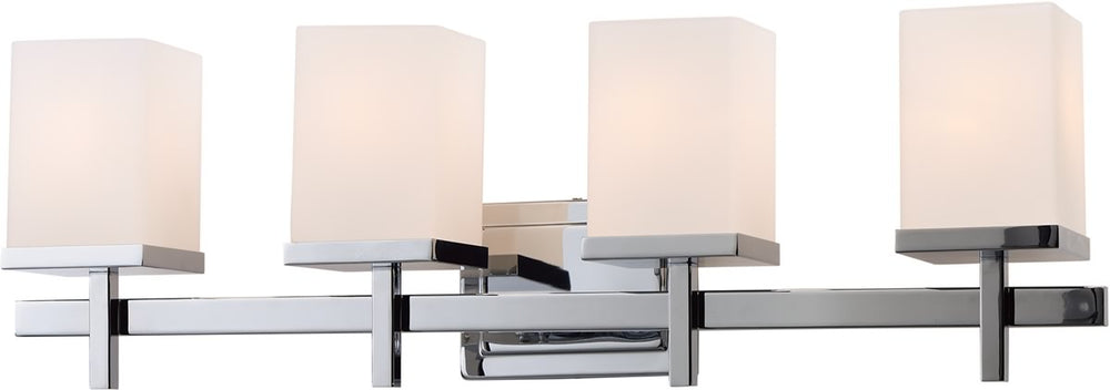 30"W Tetra 4-Light Bath Vanity Polished Chrome
