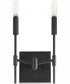 Hamilton 2-light Wall Mount Light Fixture Matte Black