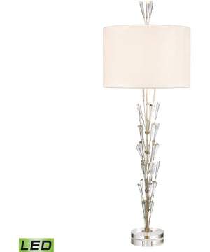 Jubilee 45.5'' High 1-Light Table Lamp - Clear Crystal - Includes LED Bulb