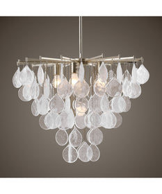 Goccia 6 Light Tear Drop Glass Pendant