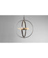 Swing 4-Light Global Pendant Light Antique Bronze
