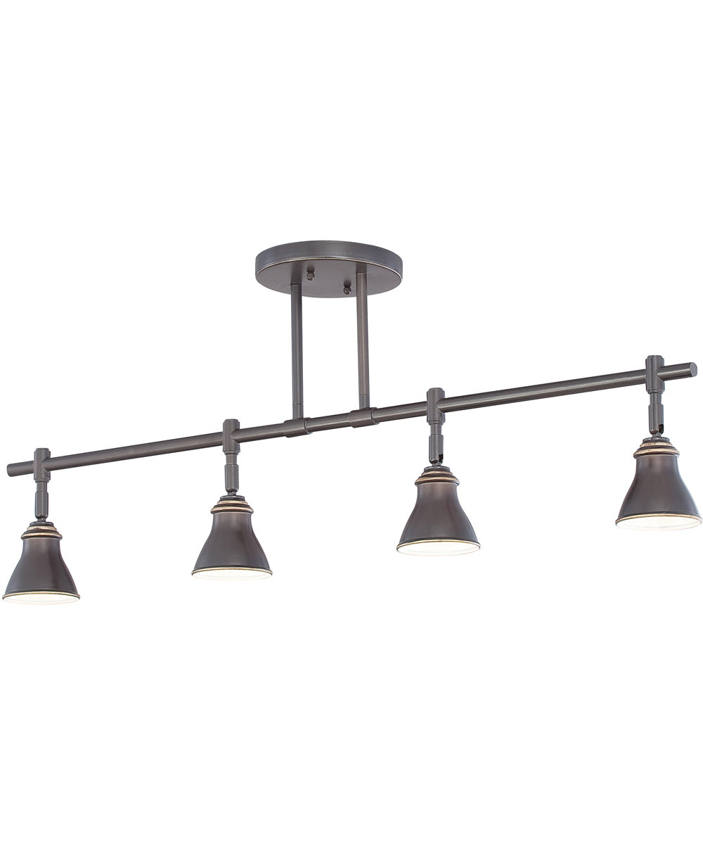 Denning 4-light Track Light Palladian Bronze