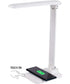 Brilli 15"H Bright-Clean Antimicrobial LED Desk Lamp Matte White Finish with Wireless Charging