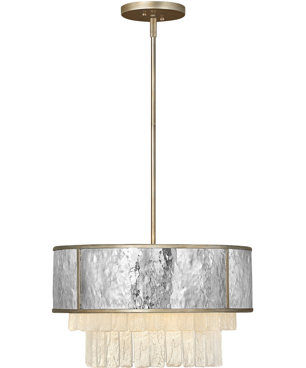 Reverie 4-Light Medium Convertible Pendant in Champagne Gold