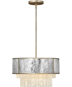 Reverie 4-Light Medium Convertible Pendant in Champagne Gold