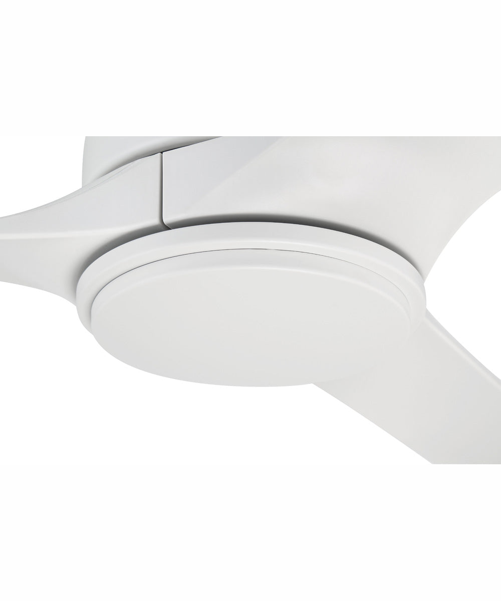 60" Burke 1-Light Ceiling Fan White