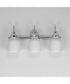 Milk 3-Light Bath Vanity Polished Chrome