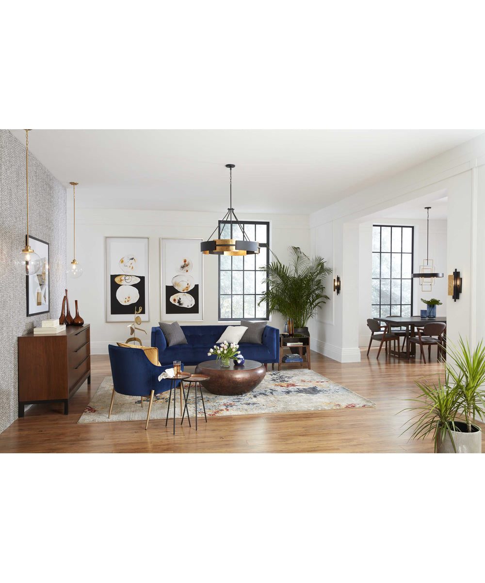 Adagio 6-Light Pendant Matte Black