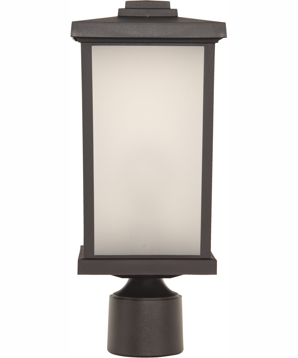 Resilience Lanterns 1-Light Outdoor Post Mount Bronze