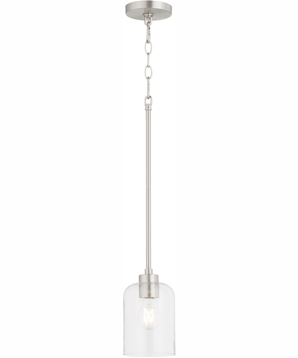 Tribute 1-light Pendant Satin Nickel