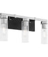 Kilbey 3-light Bath Vanity Light Matte Black