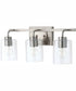 Greyson 3-Light Vanity Brushed Nickel