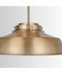 Oakwood 1-Light Pendant Aged Brass