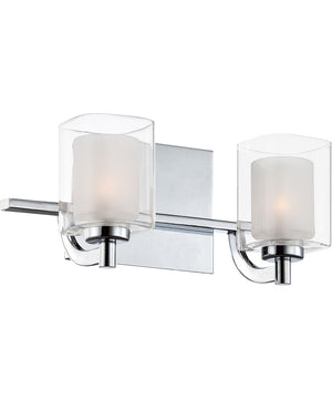 Kolt Medium 2-light Bath Light Polished Chrome