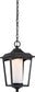 8"W Essex 1-Light Outdoor Sterling Black