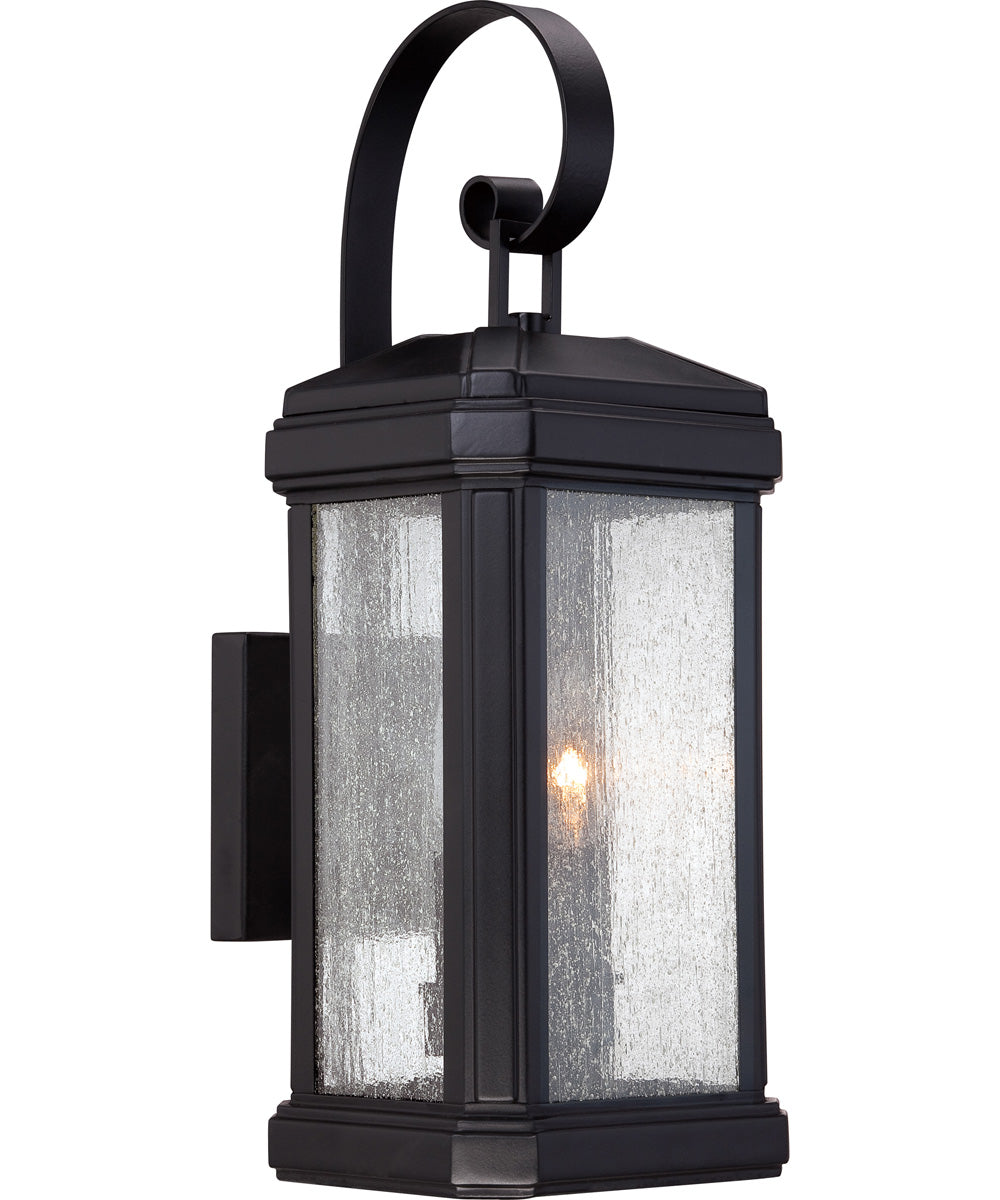 Trumbull Medium 2-light Outdoor Wall Light Mystic Black