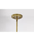 Adina 1-Light Pendant Natural Brass