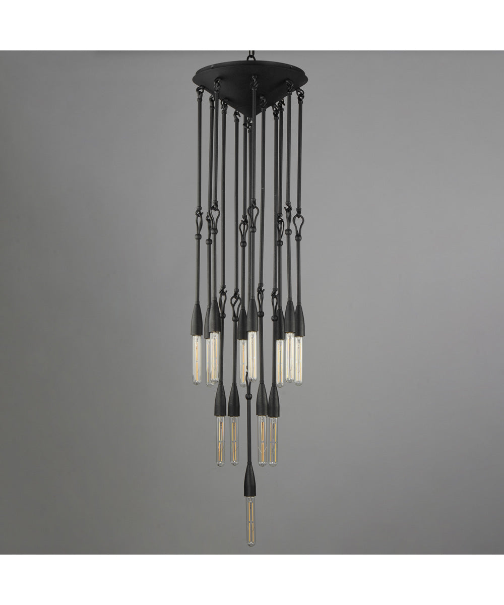 Pioneer 13-Light Pendant Anthracite