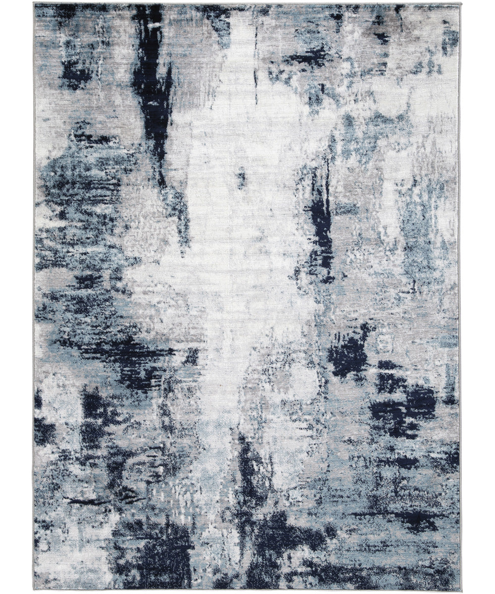 8'x10' Leonelle Large Rug Cream/Blue/Gray