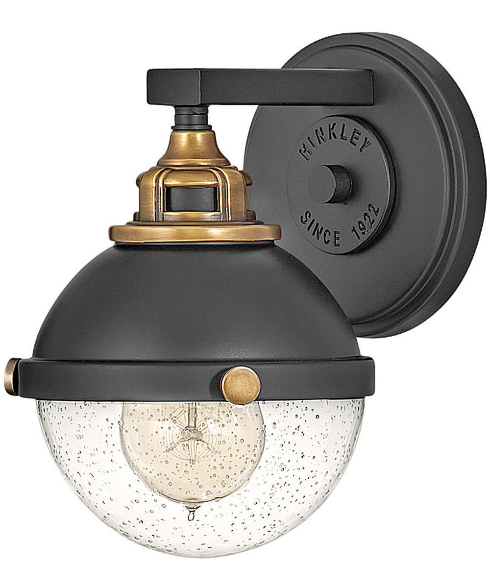 Fletcher 1-Light Single Light Vanity in Black