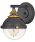 Fletcher 1-Light Single Light Vanity in Black