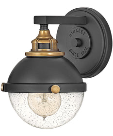 Fletcher 1-Light Single Light Vanity in Black