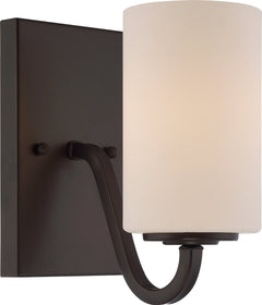 4"W Willow 1-Light Vanity & Wall Forest Bronze