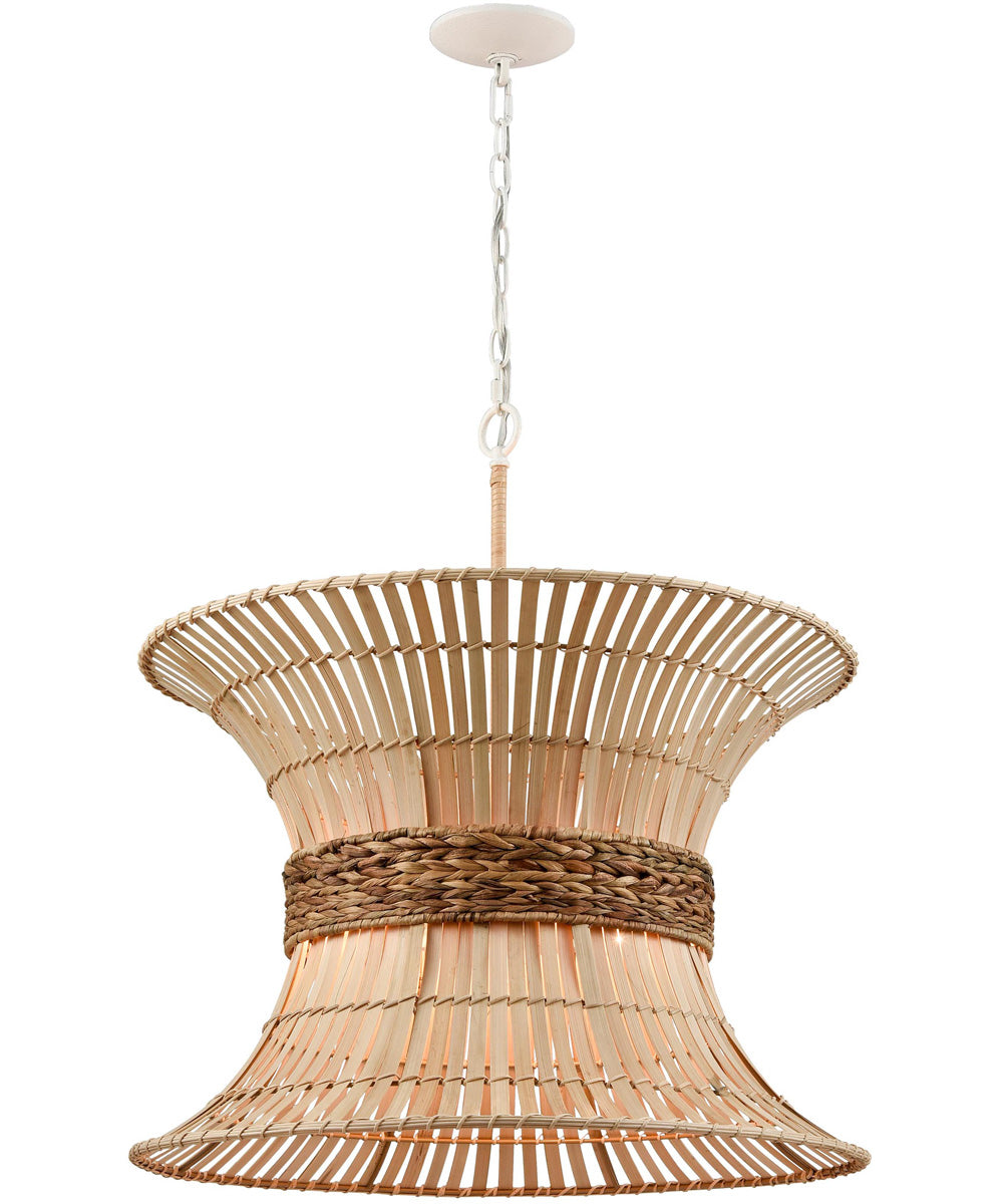 Southern Breeze 24'' Wide 3-Light Pendant - White Coral