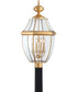 Newbury Extra Large 4-light Outdoor Post Light Polished Brass